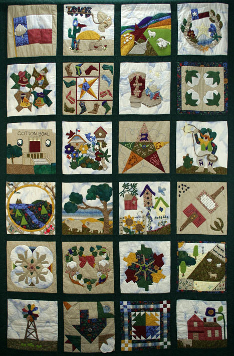 The Common Threads of Texas quilt