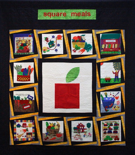 Healthy Foods for Healthy Kids quilt